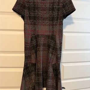 Betsy Johnson Black Patterned Dress